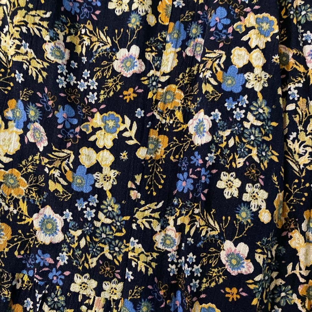 Maurices Navy Floral Pants
